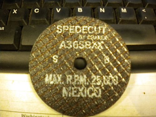 CUT OFF WHEEL 3&#034;X1/16&#034;X3/8&#034; SPEDECUT QS0140 BOX OF 100