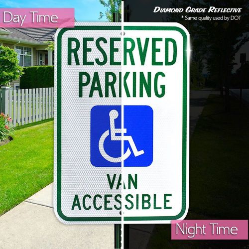 Reflective Handicap &#034;Reserved