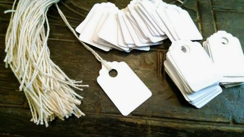 100 white scallop top acid free card stock price tags gift tags embellishment