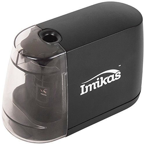 ImiKas Pencil Sharpener Battery Operated Small &amp; Compact With Razor Sharp