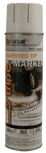 12 seymour stripe 20-652 white inverted tip marker spray paint, (case of 12) for sale