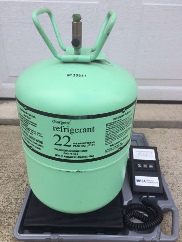 R22 20 lbs. Net  Chargette Virgin  25.6 Total Weight   Cylinder  R-22 Freon