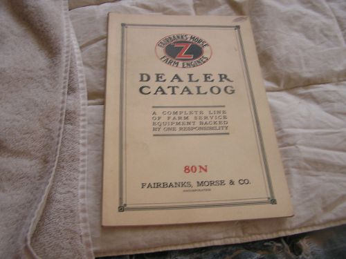 Fairbanks-Morse &#034;Z&#034; Farm Engines Catalog 80N 1985 reprint