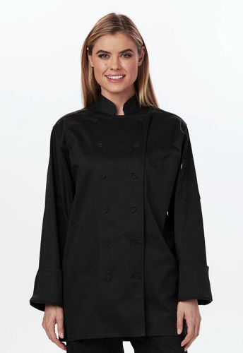 Black Dickies Women&#039;s Executive Chef Coat DC413 BLK