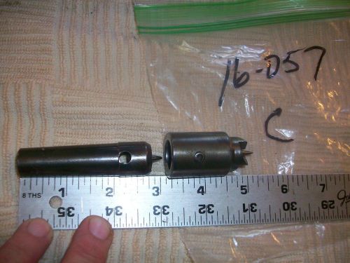 Spur &amp; cup centers from vintage shopsmith 10-er serial #e 59567  lathe function for sale