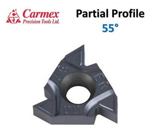 10 pcs. CARMEX 55  Carbide Threading Inserts BMA I.C 3/8&#034; Type B Chip