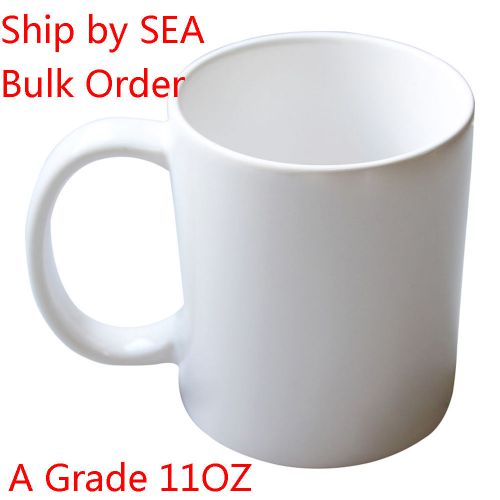 10 Cartons-Blank White Mugs A Grade 11OZ Sublimation Coated Mugs by SEA