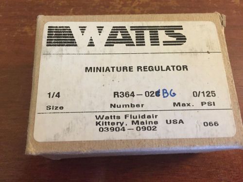 Watts r364-02  regulator *new in a box* for sale