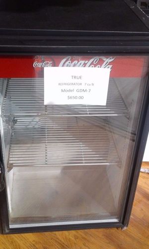 True refrigeration gdm-7 coca-cola branded refrigerator for sale