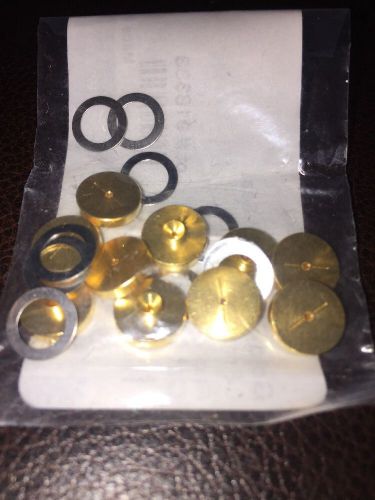 New Restek Gold Plated Inlet Seals, 0.8mm. Pack Of 10, 21318, USA Made