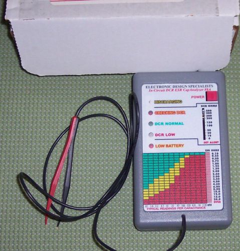 EDS-88A Cap Analyzer in circuit Electrolytic Capacitor DCR/ESR Tester Pristine