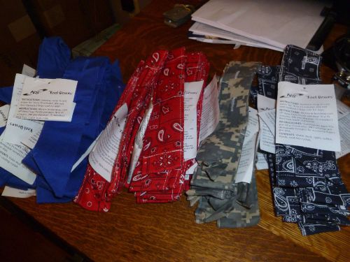 Lot of 35 ns kool downs cooling headband &amp; neck bandana with tags for sale