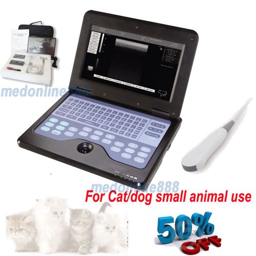 VET Veterinary Laptop Ultrasound Scanner Machine For Dog/Cat/Animal Micro Convex