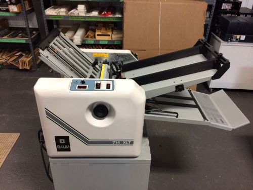 Refurbished baum 714 xlt paper folder - rebuild kit installed, runs like new! for sale