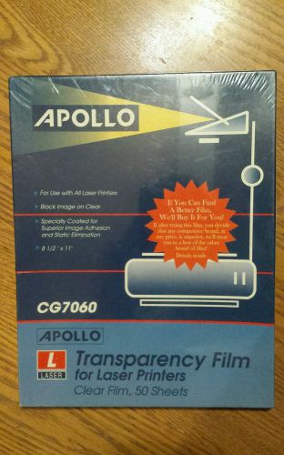 Apollo Transparency film for laser printers CG7060 50 sheets