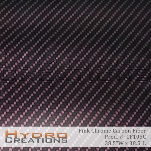 Hydrographic film for hydro dipping water transfer film pink chrome carbon fiber for sale