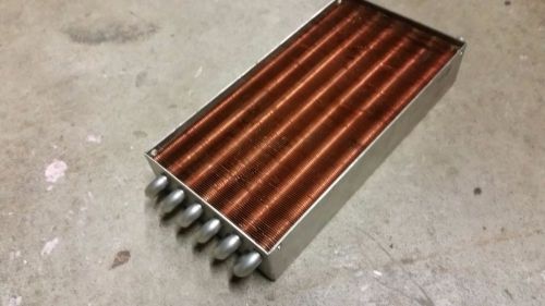 Lytron heat exchanger, stainless steel tube with copper fins p/n: 4121-g3 (used) for sale