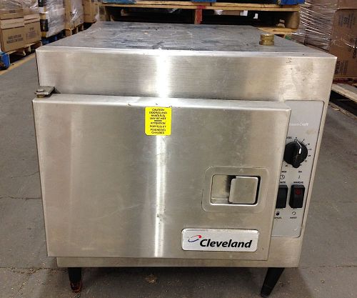 Cleveland manitowoc steamcraft 21cet8 3-pan counter top steamer for sale