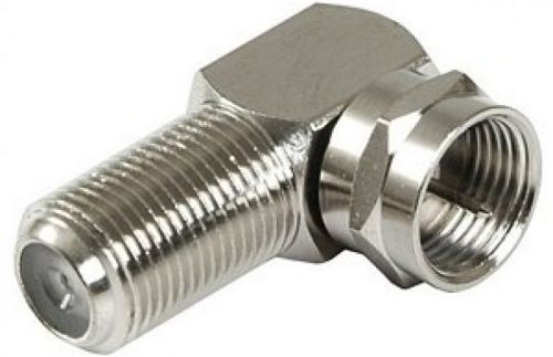 Coaxial Type F Female To Male Right Angle Adapter