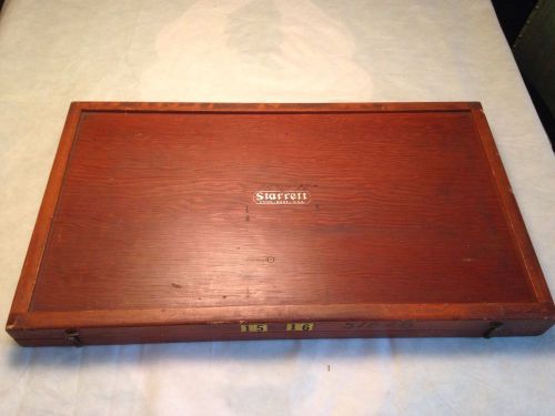 Vintage Starrett Micrometer Case for 15&#034; - 16&#034; Micrometer