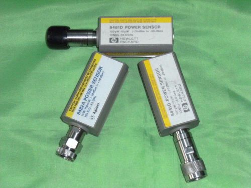 1 pcs HP AGILENT 8481A 10 MHz - 18 GHz POWER SENSORS