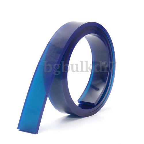 6Ft Flat 85 Duro Durometer Silk Screen Printing Squeegee Rubber Blade Roll BLUE
