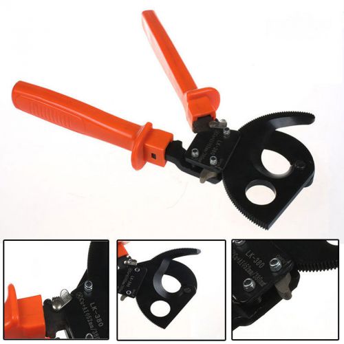 LK-380 Ratchet Cable Cutter Cutting Cu/Al Single Strand Or Multi-strands Cables