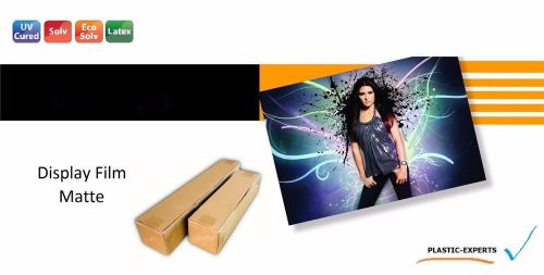 Solvent Latex White Matte 2-Sided Display Print Film PP/PET 14mil 60&#034; x 100&#039;