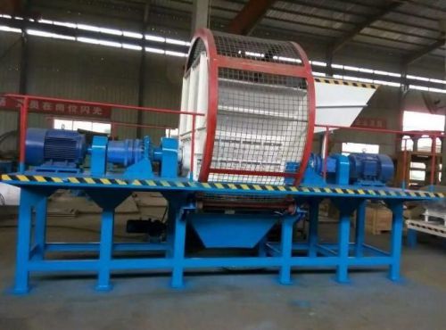 (NEW) HANEN 37&#034; (JS1200mm) 100 HP Car Tire Twin Shaft shredder