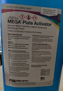 MEGA Plate Activator ABDICK BRAND ONE GALLON BOTTLE