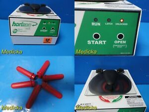 Drucker 642E Quest Horizon MiniE Centrifuge W/ 6X Red Tube Inserts*TESTED*~25011