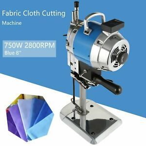 750W  Fabric Cutter Straight Knife Automatic Sharpen 8&#039;&#039; Cloth Cutting Machine