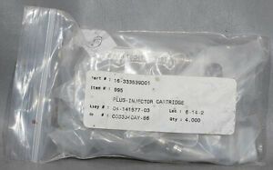 Qty. 4: NEW ASM PN: 16-333539D01 Plug-Injector Cartridge