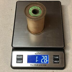 NOS 1950s bare Copper REA Magnet Wire on Spool 44-SF 18.8 oz Ft Wayne USA
