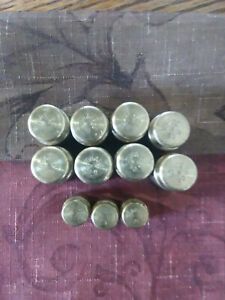 Brass OHAUS Weights for Balance Scale