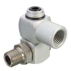 1/4&#034; NPT 360 Degree Air Connector Industrial Swivel Quick Plug Connector