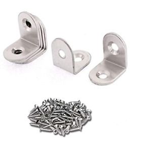 Chiloskit 20pcs Heavy Duty Stainless Steel Furniture Cabinet Shelf Support Brace