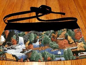 WAITRESS APRON 3 POCKETS CAMPING WILDLIFE AND FISHING