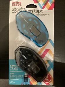 office depot retractable correction tape 2 count - BRAND NEW