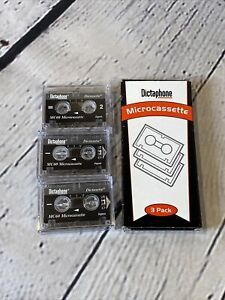 3-Dictaphone microcasettes P/N 877179 black