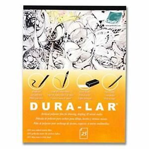 Grafix Matte .005 Dura-Lar Film 14-Inch by 17-Inch 25 Sheets Model P05DM1417