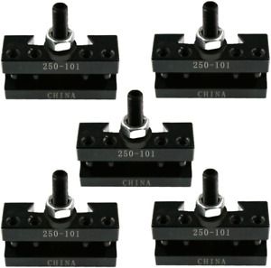 5Pcs AXA #1 Quick Change 250-101 Tool Post Turning Facing Holder 6-12&#034; for Use w
