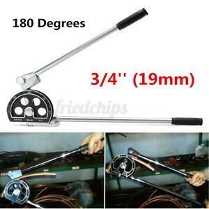 3/4&#039;&#039; Tube Pipe Bender 180° Bench Bending Machine Plumbing Refrigeration Copper