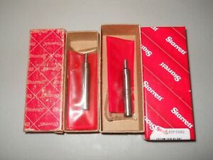LOT OF 2 STARRETT 827A EDGE FINDERS 1 NEW 1 USED IN BOXES