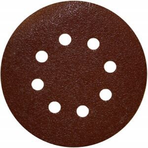 PORTER-CABLE 5-Inch 80 Grit Eight-Hole Hook &amp; Loop Sanding Discs