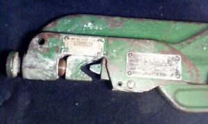 Burndy MY-29 used industrial crimping tool, used, painted green