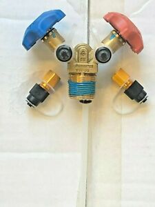 Y-Valve, R12 or R134A, For 30 &amp; 50 Lb. Refrigerant Recovery Tanks, Liquid/Vapor
