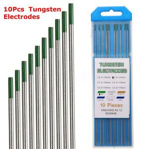 10PCS WP Green Tip Welding Tungsten Electrode Welding Electrodes