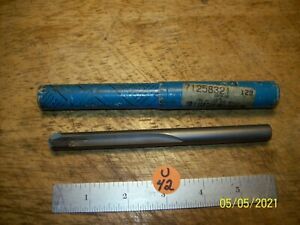 NEW USA MADE 1/2in CARBIDE Tip STRAIGHT FLUTE  HI-ROC DRILL NEW