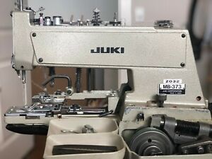 JUKI  MB-373   2 OR 4   HOLE BUTTON SEWER  110 VOLT  INDUSTRIAL SEWING MACHINE